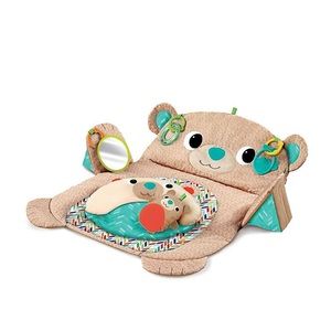 Bright starts prop up play mat